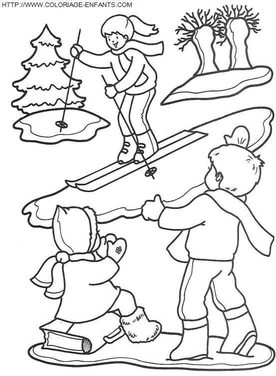 coloriage Fetes Noel Enfants