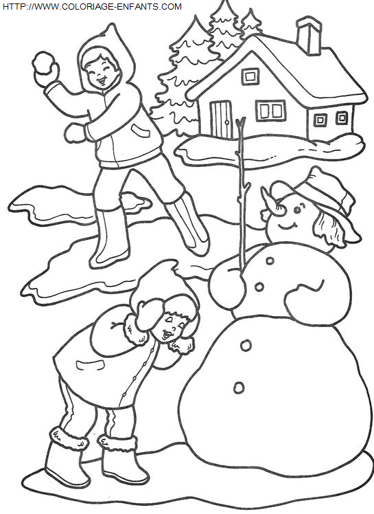 coloriage Fetes Noel Enfants