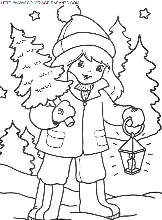 coloriage Fetes Noel Enfants