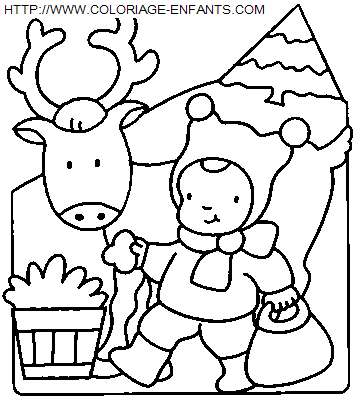 coloriage Fetes Noel Enfants