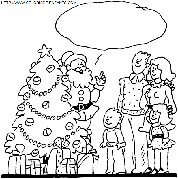 coloriage Fetes Noel Enfants