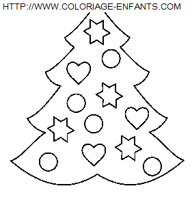 coloriage Fetes Noel Sapins Noel