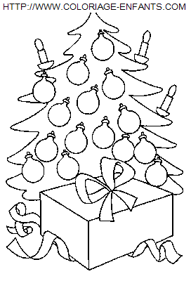 coloriage Fetes Noel Sapins Noel