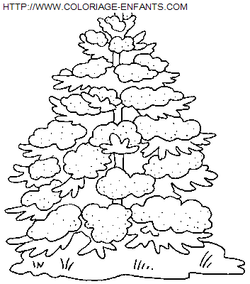 coloriage Fetes Noel Sapins Noel