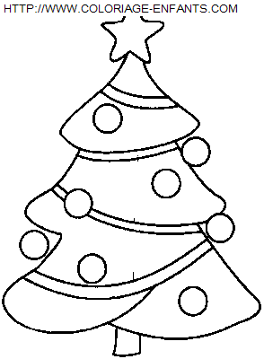 coloriage Fetes Noel Sapins Noel