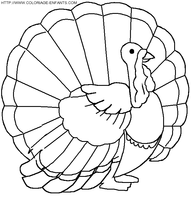 coloriage thanksgiving