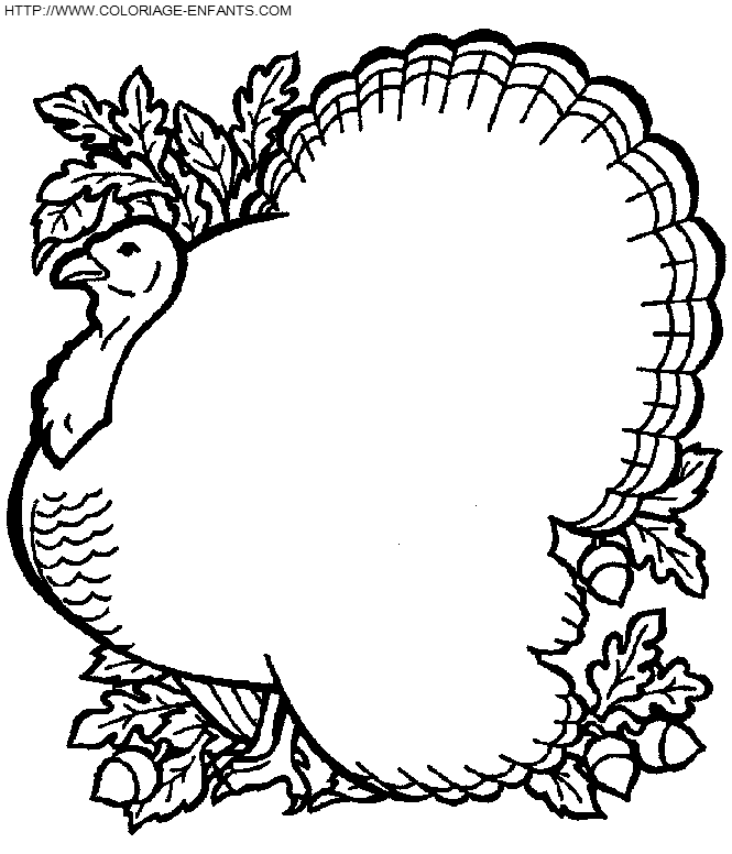 coloriage thanksgiving