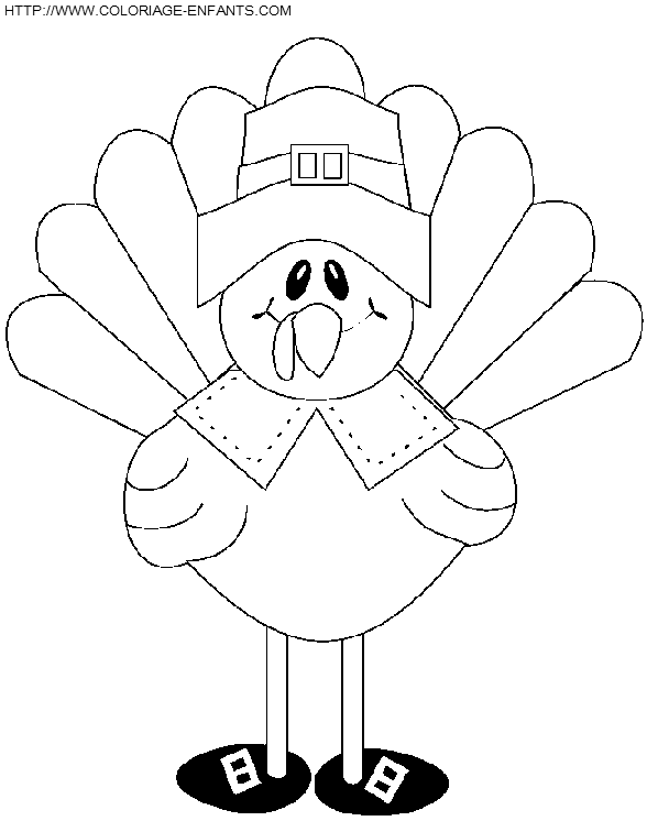 coloriage thanksgiving