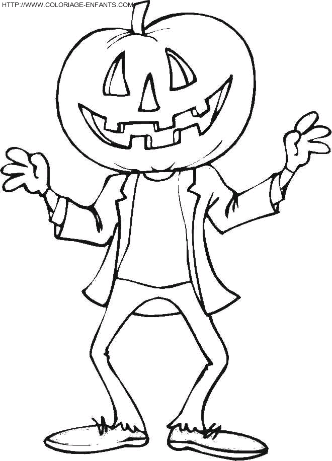 coloriage halloween