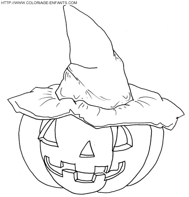 coloriage halloween