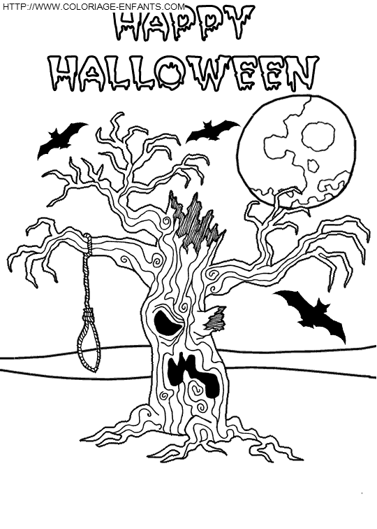 coloriage halloween