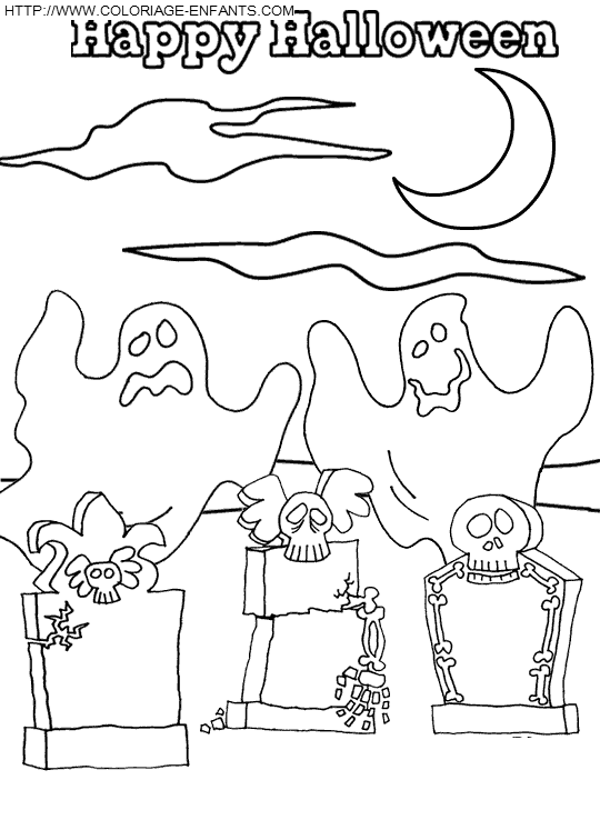 coloriage halloween