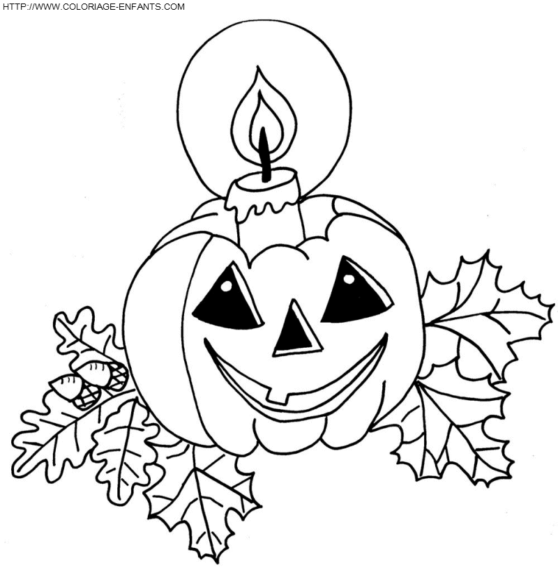 coloriage halloween