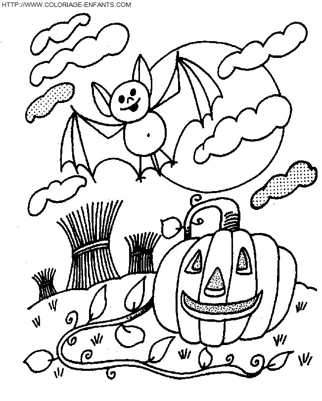 coloriage halloween