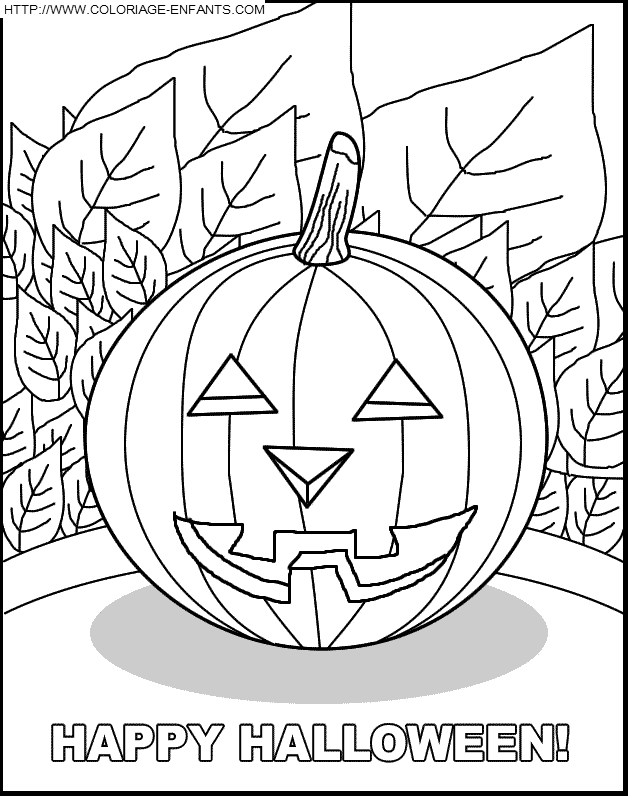 coloriage halloween