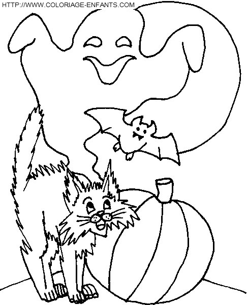 coloriage halloween