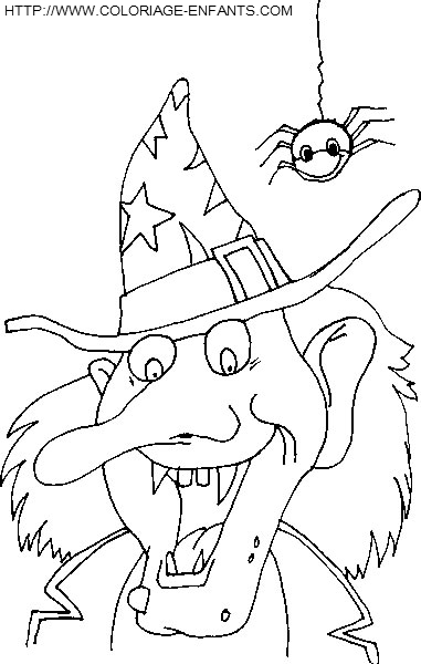 coloriage halloween