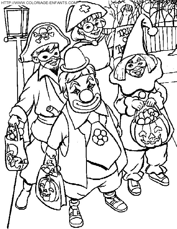 coloriage halloween