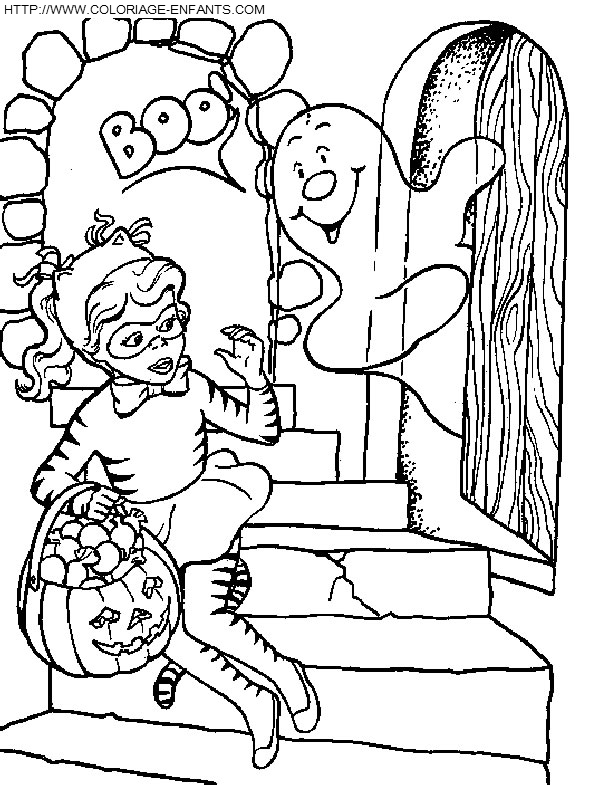 coloriage halloween