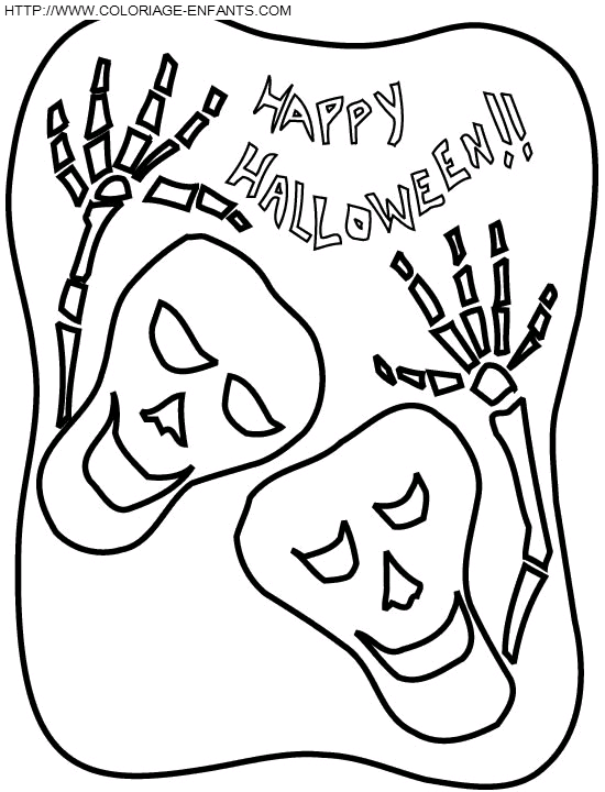 coloriage halloween