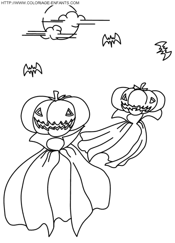 coloriage halloween