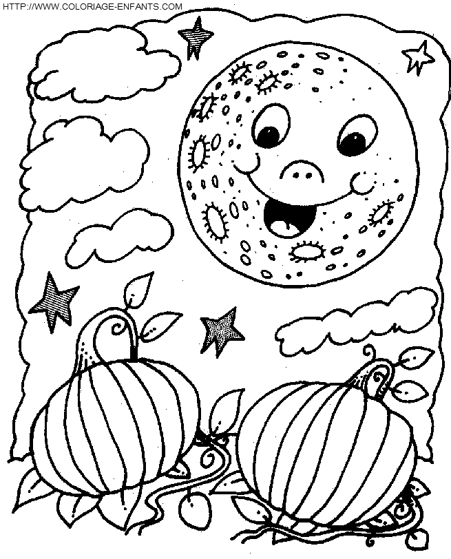 coloriage halloween