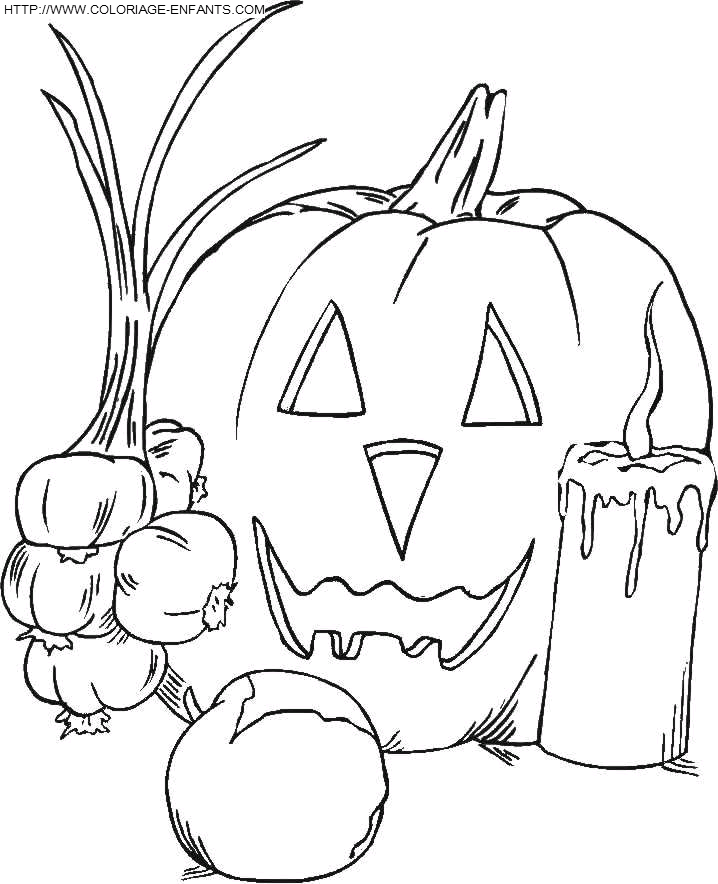 coloriage halloween