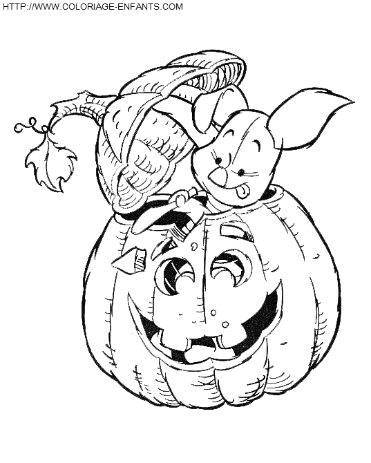 coloriage citrouilles halloween