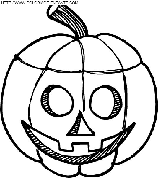 coloriage citrouilles halloween