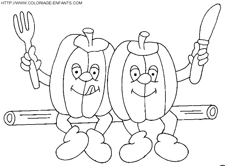 coloriage citrouilles halloween