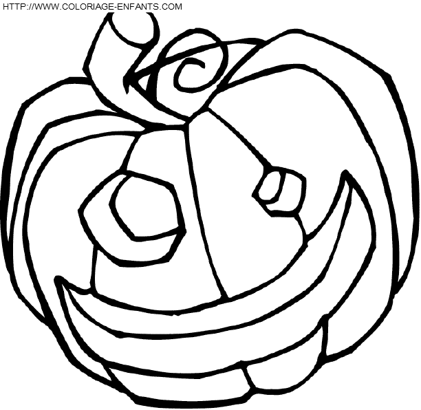 coloriage citrouilles halloween