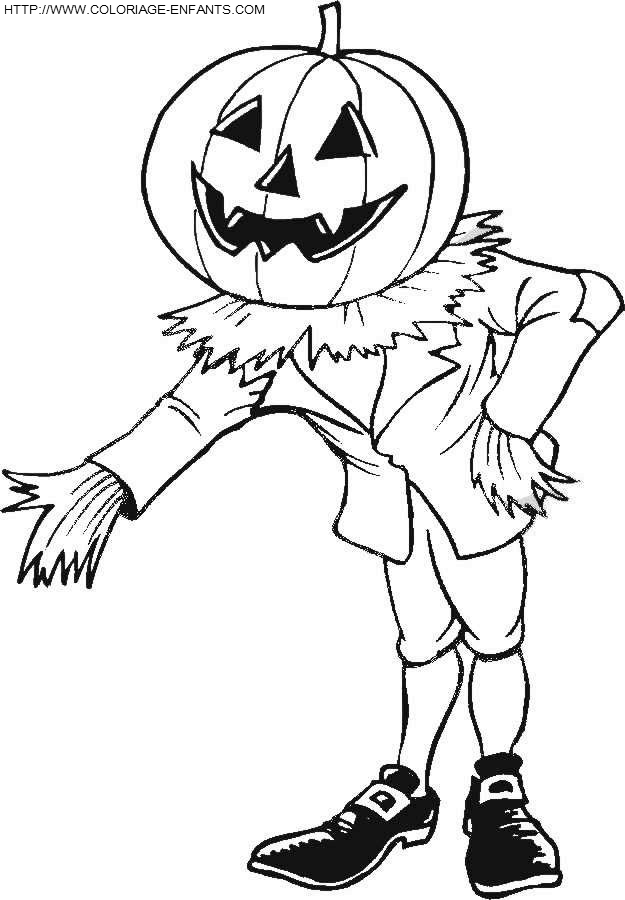 coloriage monstres halloween