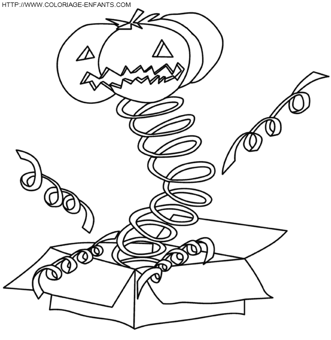 coloriage monstres halloween