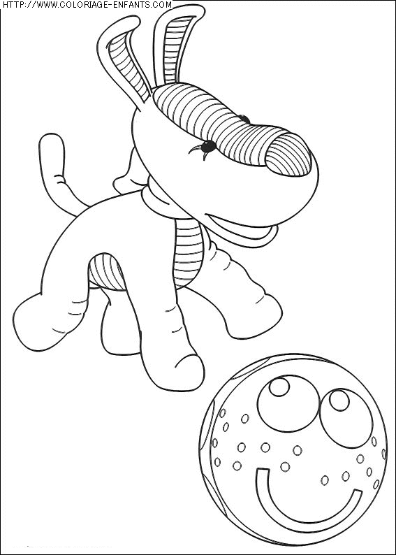 coloriage heros andy pandy