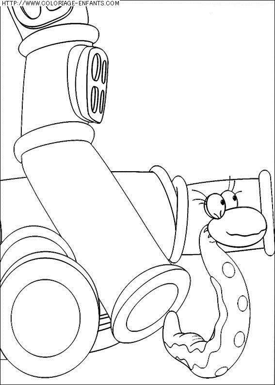 coloriage heros andy pandy