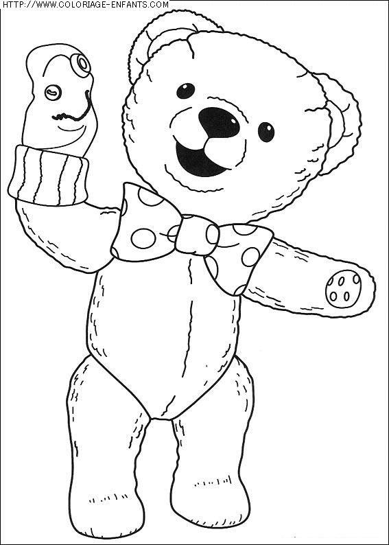 coloriage heros andy pandy