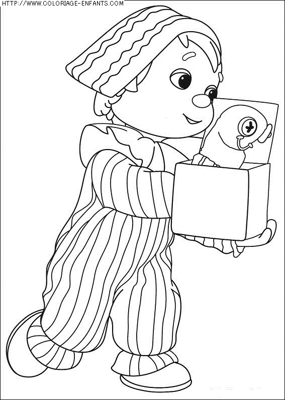 coloriage heros andy pandy