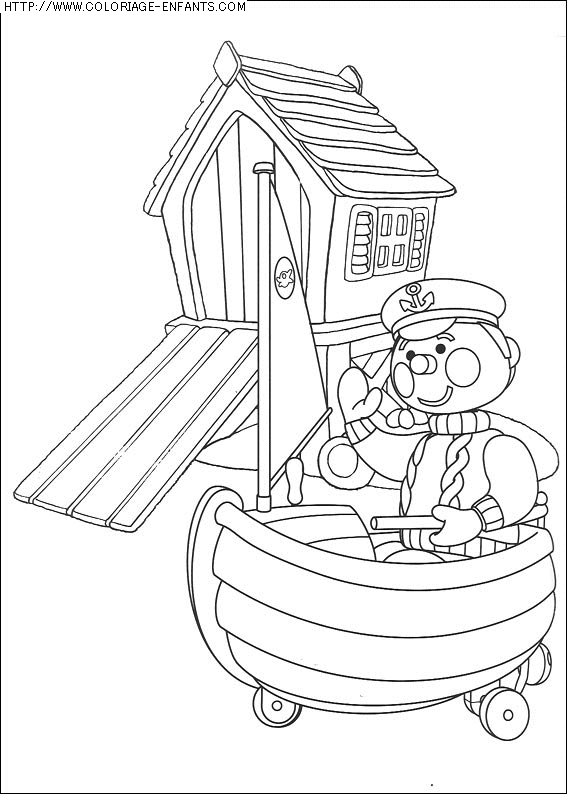 coloriage heros andy pandy