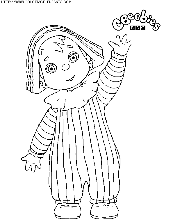 coloriage heros andy pandy