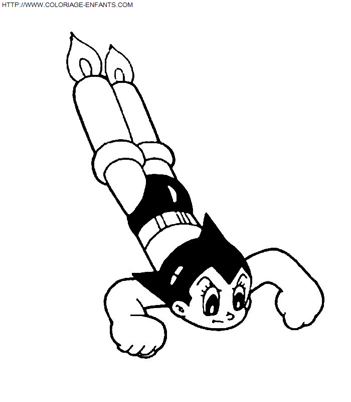 coloriage Heros Astro Boy