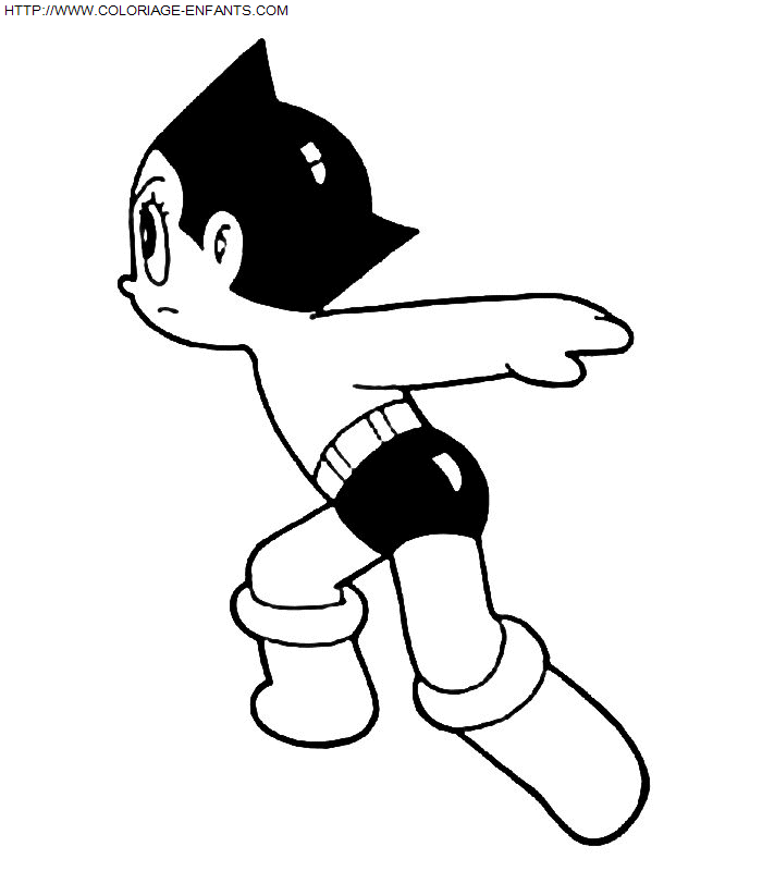 coloriage Heros Astro Boy