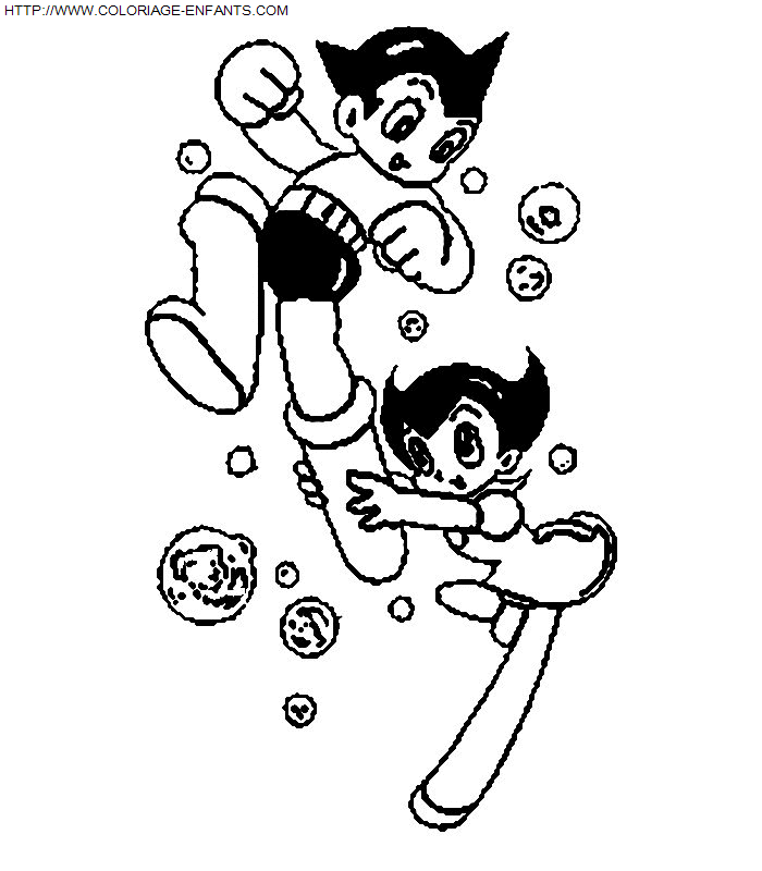 coloriage Heros Astro Boy