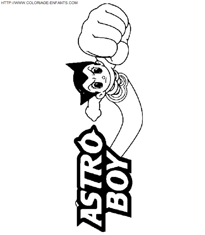 coloriage Heros Astro Boy