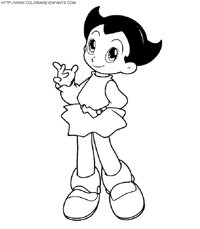 coloriage Heros Astro Boy