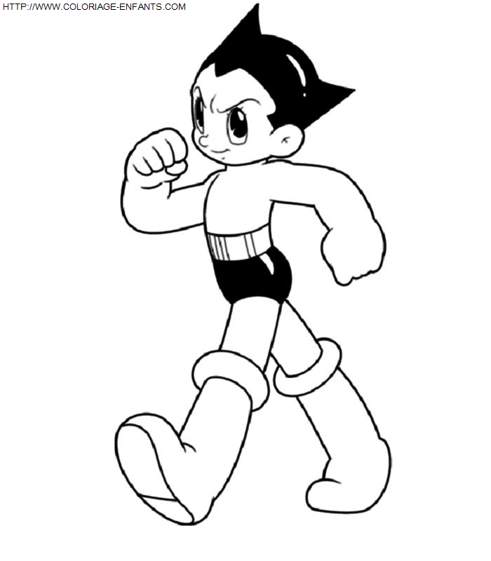 coloriage Heros Astro Boy