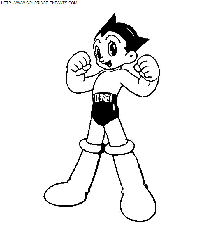 coloriage Heros Astro Boy