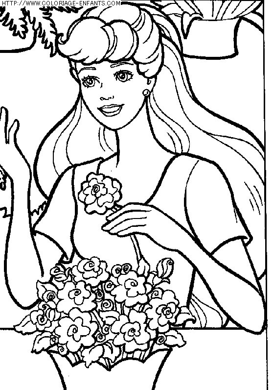 coloriage heros barbie