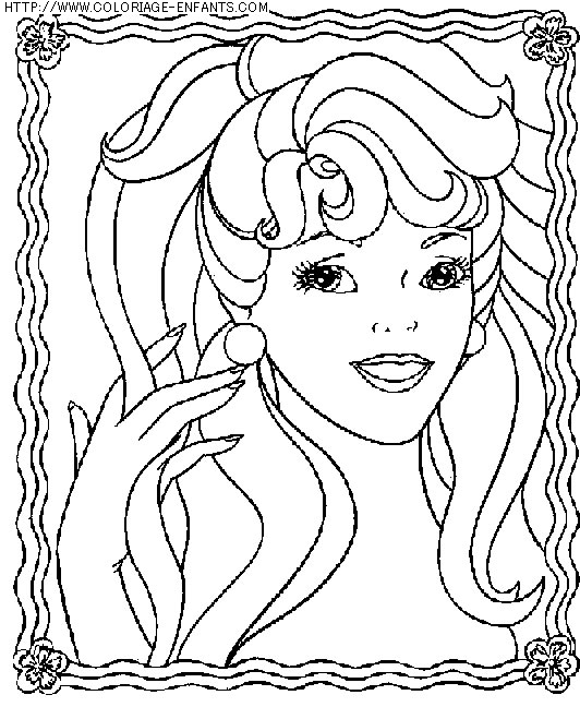 coloriage heros barbie