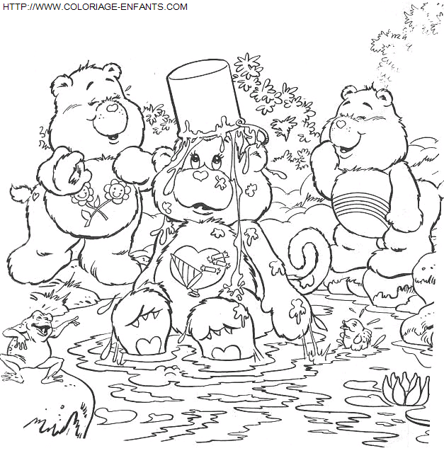 coloriage Heros Bisounours