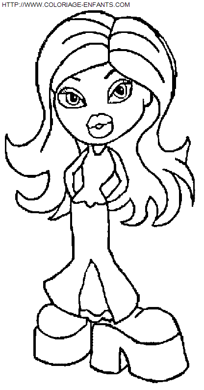 coloriage Les poupées Bratz